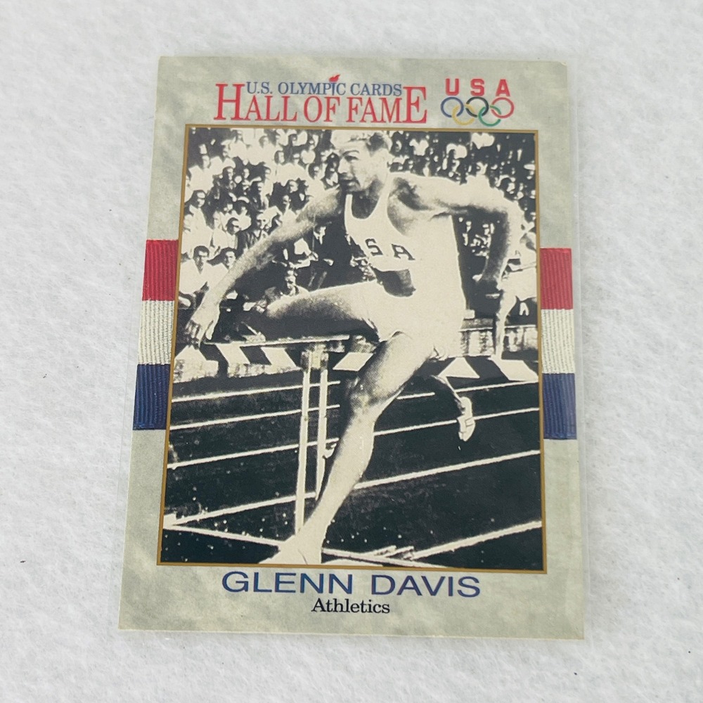 1991 Impel US Olympic Hall of Fame Glenn Davis #35 Athletics Trading Card